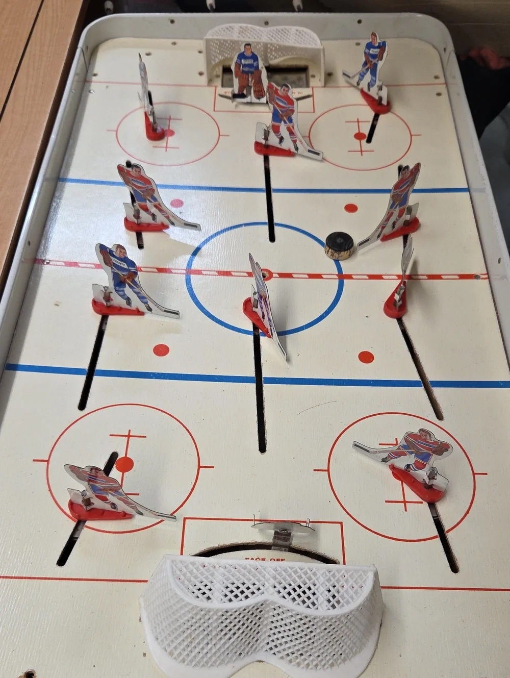1960's Munro Games Pro League table top Hockey game w/ box Montreal vs Toronto